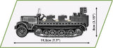 COBI SD.KFZ.7 HALF-TRACK 439 PCS HC WWII  2275