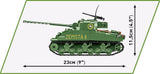 COBI SHERMAN IC FIREFLY HYBRID 608 PCS HC WWII 2276