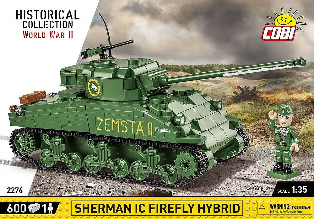 COBI SHERMAN IC FIREFLY HYBRID 608 PCS HC WWII 2276