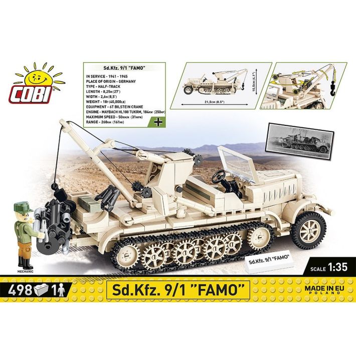 COBI SD.KFZ.91 FAMO Half Track HC WWII 2281