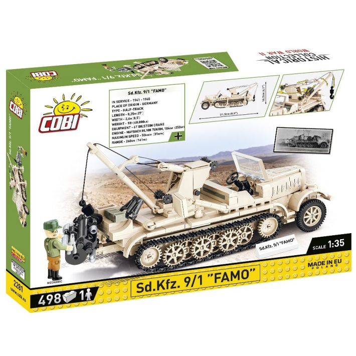 COBI SD.KFZ.91 FAMO Half Track HC WWII 2281