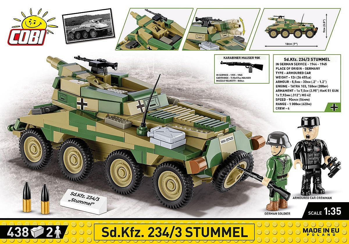 COBI Sd.Kfz. 234/3 Stummel 2288