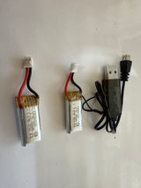 2 x 1s 180mAh Lipo with USB Charger - Second Hand