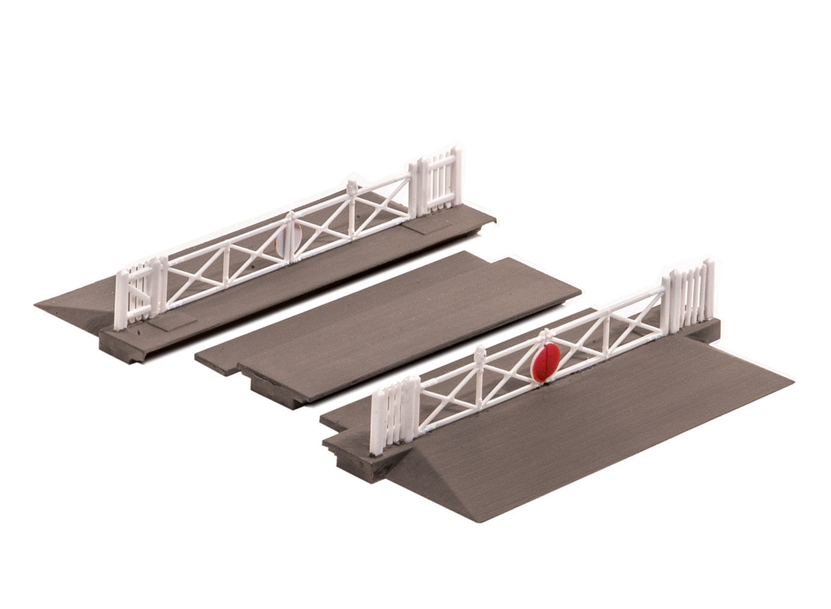 Ratio 234 Level Crossing (with Gates)  - N Gauge Plastic Kit