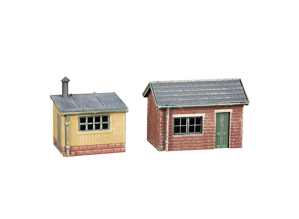 Ratio 237 2 Lineside Huts - N Gauge