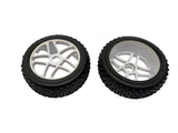 1/8 Wheels and Tires - 5 Spoke - Set of 2 - SECOND HAND