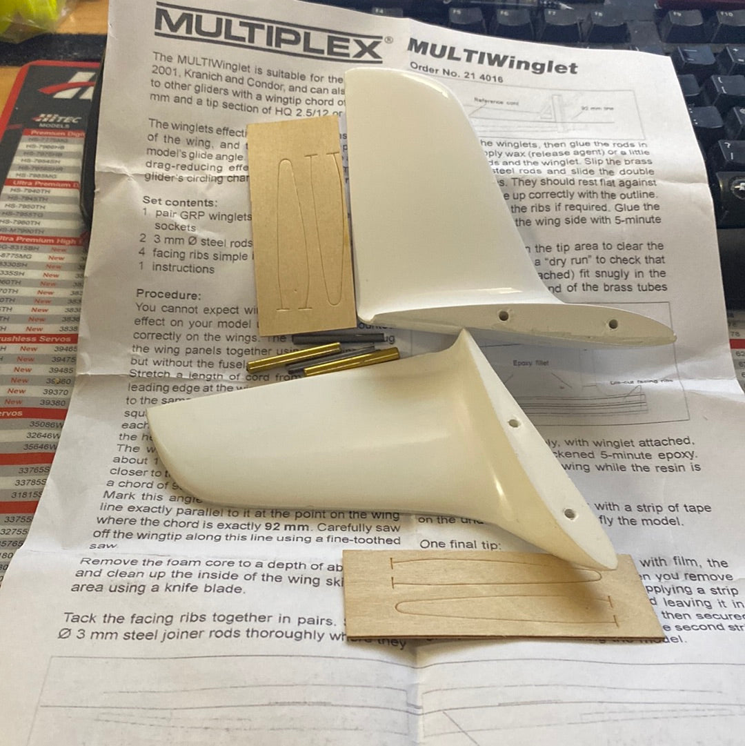 Multi Winglet Multiplex Multiwinglet -Pair (Box 27) – Sussex Model Centre