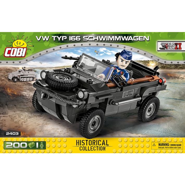 COBI 1/35 WW2 VW TYPE 166 FLOAT CAR AMPHIBIOUS VEHICLE  2403