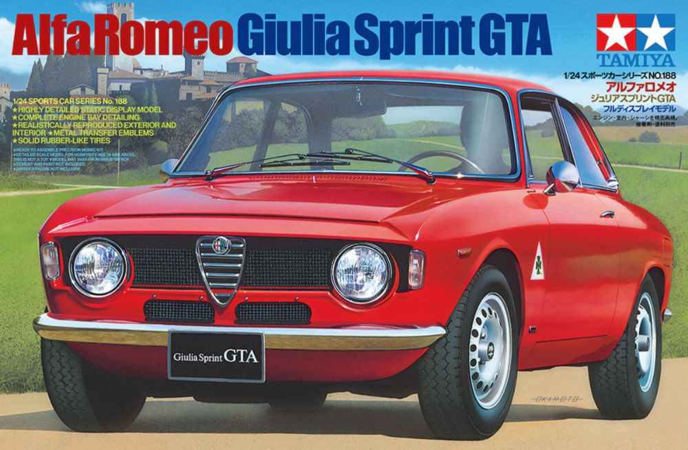 Tamiya 1/24 Alfa Romeo Giulia Sprint GTA - 24188