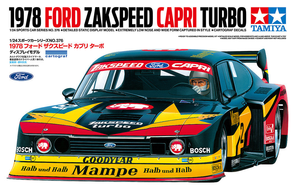 Tamiya 1/24 Ford Zakspeed Capri Turbo 24376