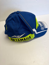 OFFICIAL VALENTINO ROSSI VR 46 (in Yellow)  Baseball Cap Blue Yamaha Racing Team Logo (second hand)
