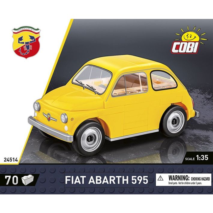 COBI  1/35 1965 FIAT 500 ABARTH - 70 pcs    24514