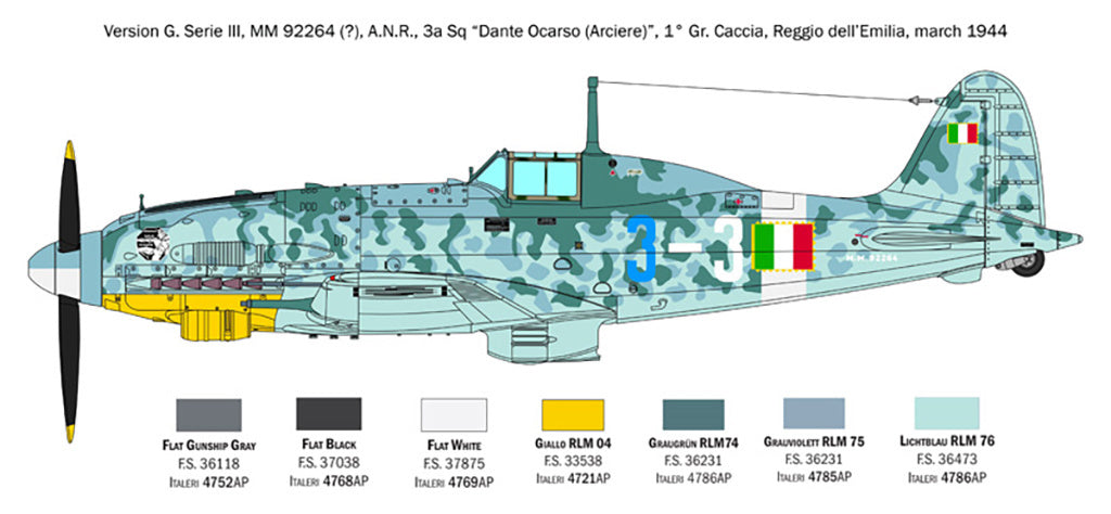 Italeri 1/32 Macchi MC.205 “Veltro” Kit 2519