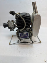 CRRC Pro THOR 45 2-Stroke Petrol Side pitts style muffler Engine R/C Aircraft Engine – Second hand on stand