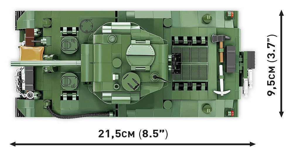 COBI M4A3 SHERMAN 838 PCS HC WWII  2570