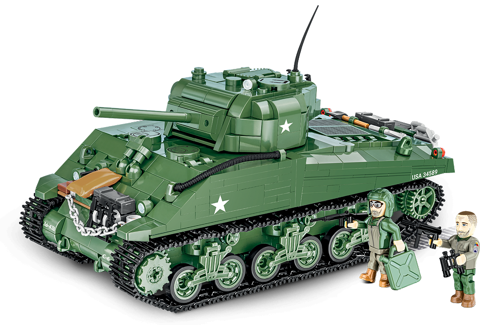 COBI M4A3 SHERMAN 838 PCS HC WWII  2570