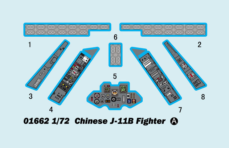 Trumpeter 1/72 Chinese J-11B Kit 01662