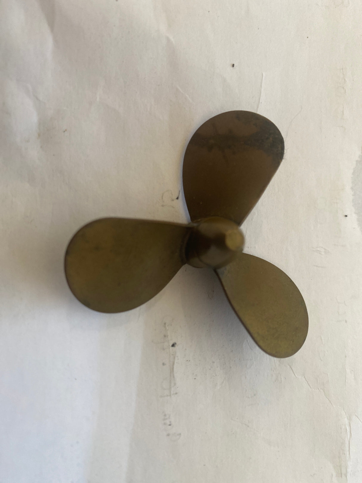 Marine 3 Blade M4 Brass Prop - 55mm -  SECOND HAND