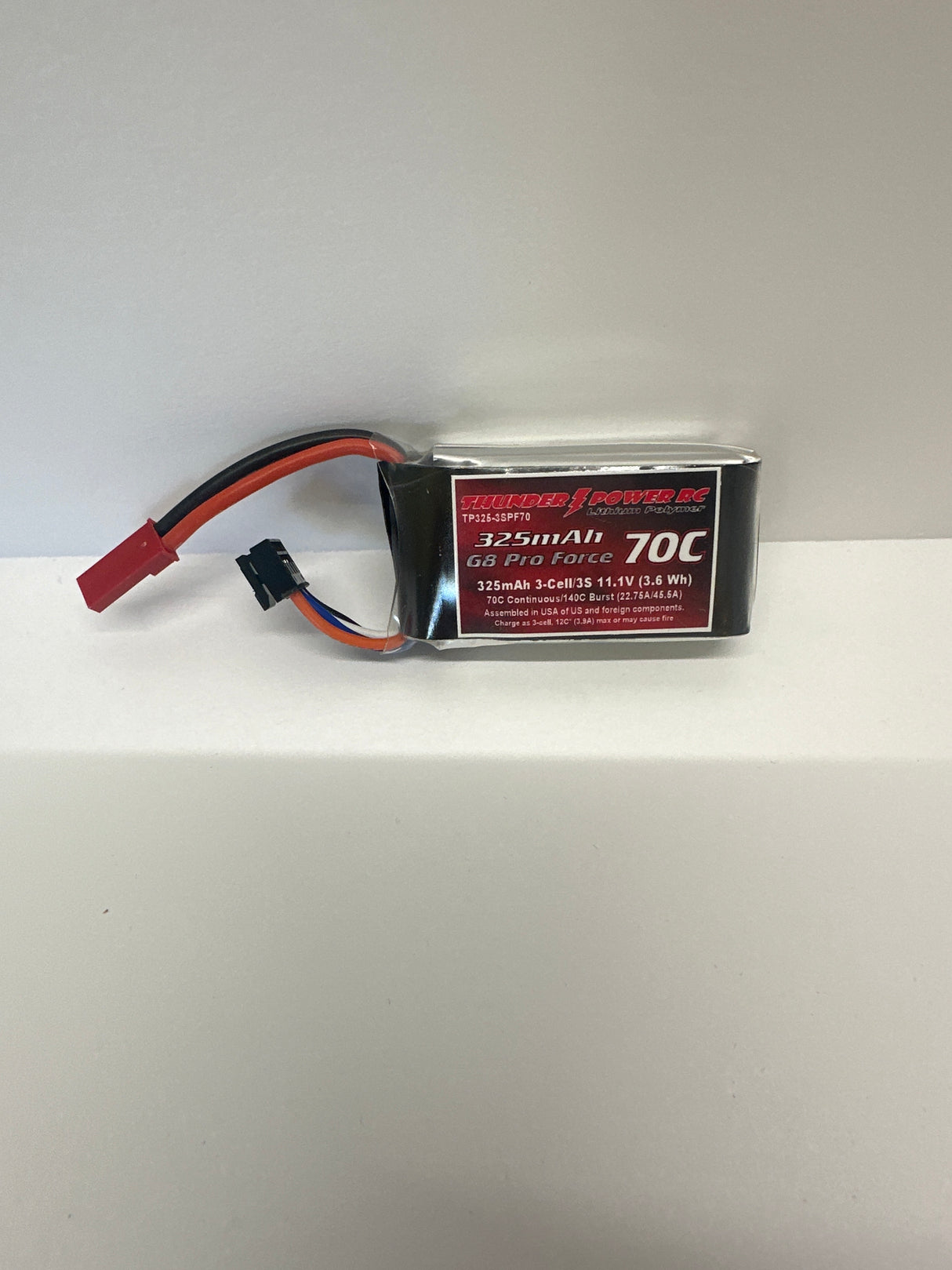 Thunder Power Lipo 325mAh 2-Cell 2S 7.4V G8 Pro Force
