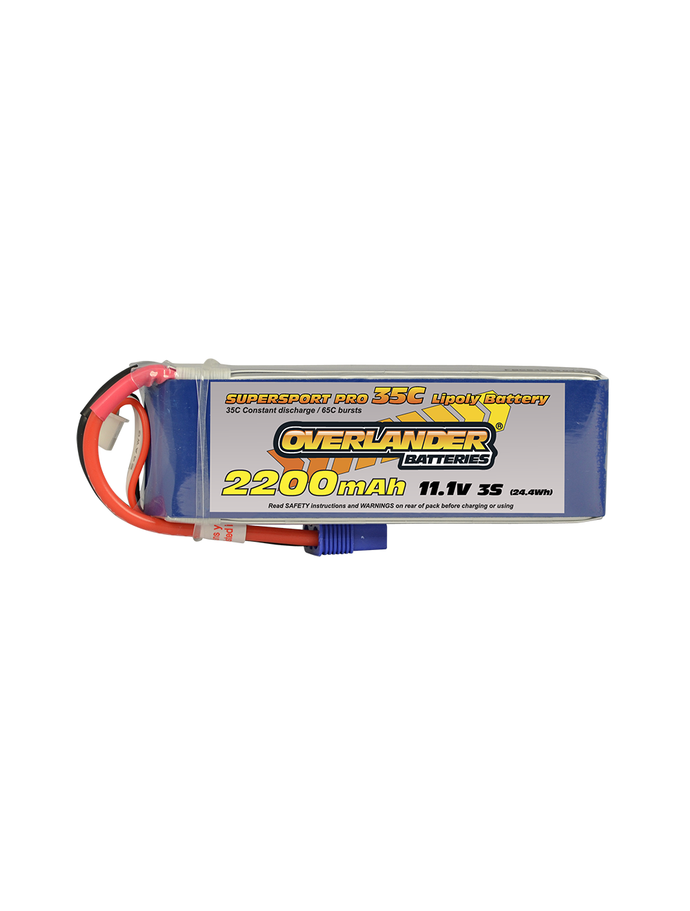 Supersport 2200mAh 3s 11.1v 35C (EC3)