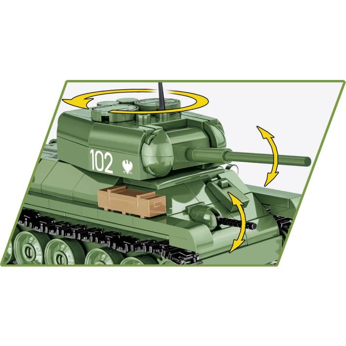 COBI T-34-85 Soviet Tank HC WWII  2716