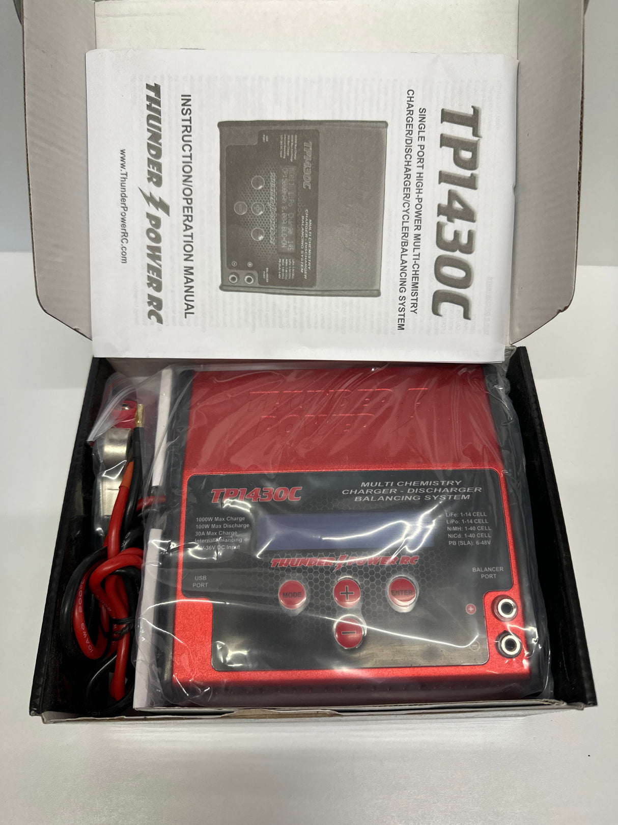 Thunder Power TP1430C Battery Charger With Balancer For Lipo Nicd Nimh