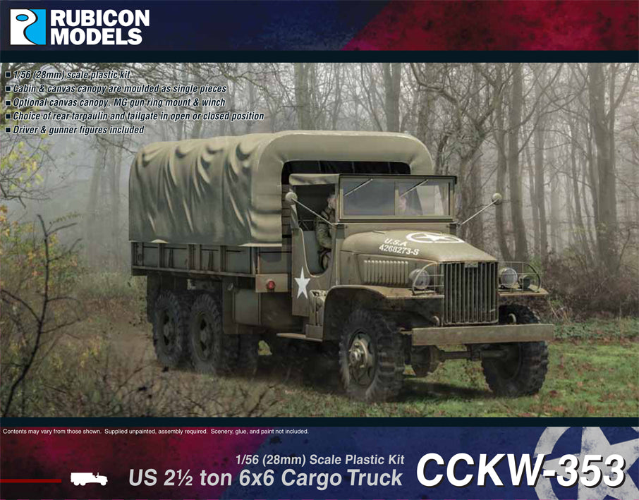 Rubicon Models CCKW-353 2½ ton 6x6 Truck (GMC)