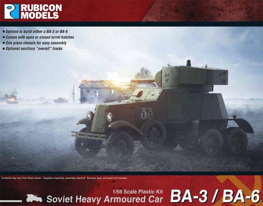 Rubicon Models BA-3 / BA-6 Heavy Armoured Car