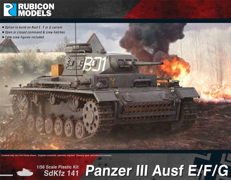 Rubicon Models Panzer III Ausf E/F/G