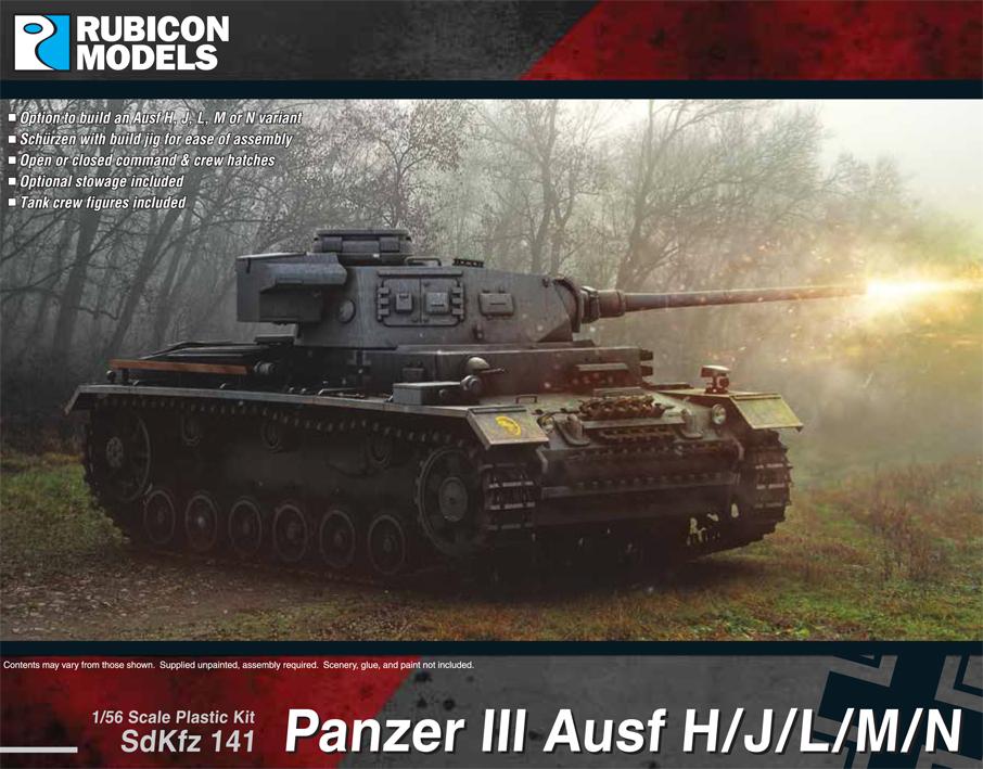 Rubicon Models Panzer III Ausf H/J/L/M/N