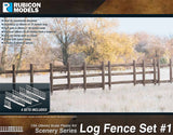 Rubicon Models Log Fence Set #1