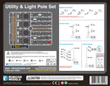 Rubicon Models Utiliy & Light Pole Set