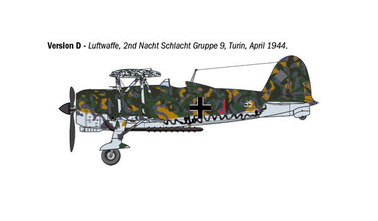 Italerai 1/48 FIAT CR.42 Falco Assault/Night Fighter Kit 2842