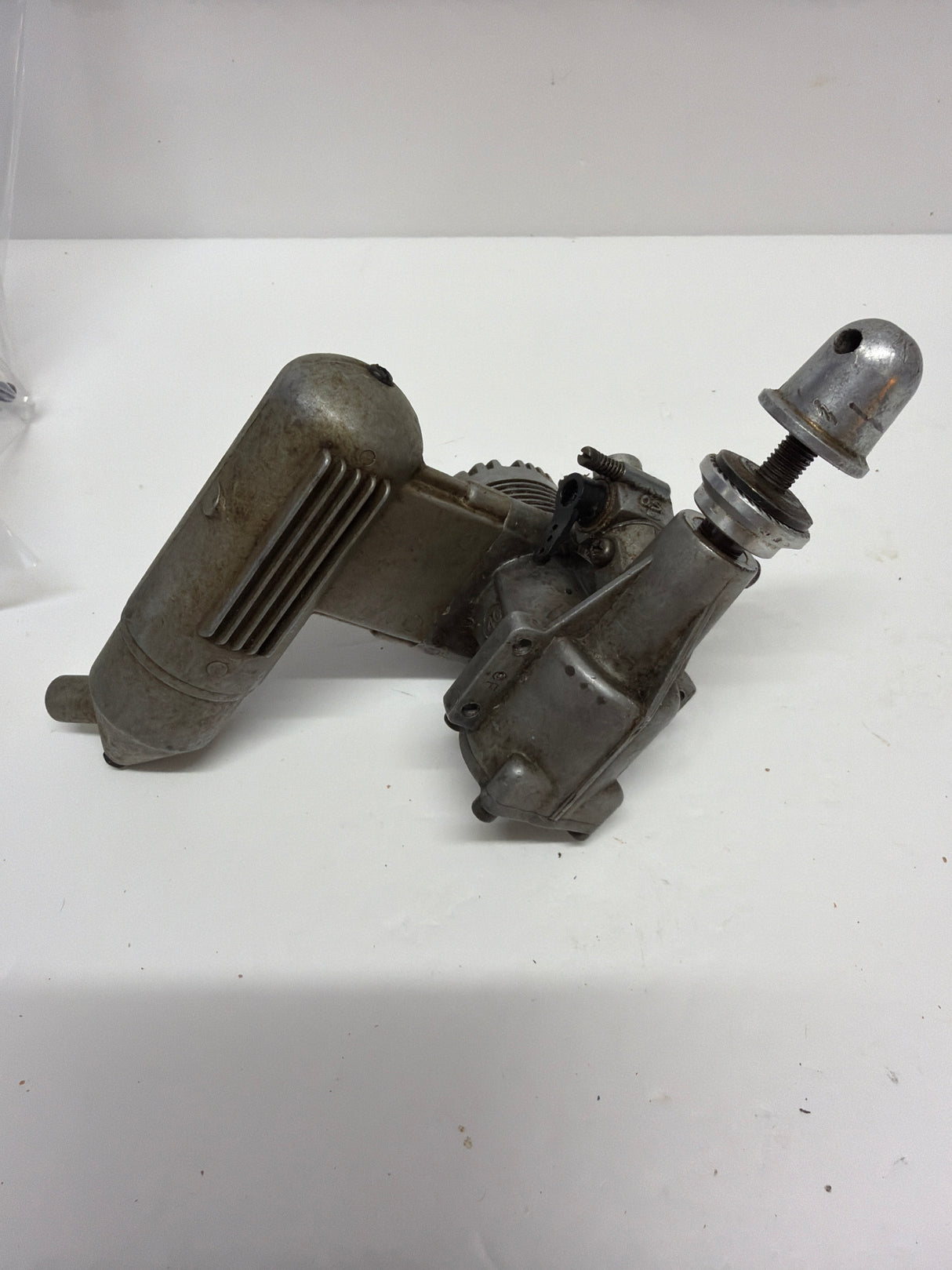 Second Hand Aircraft Engine 2-stroke OS Max 40 FP with Silencer (Box 62)