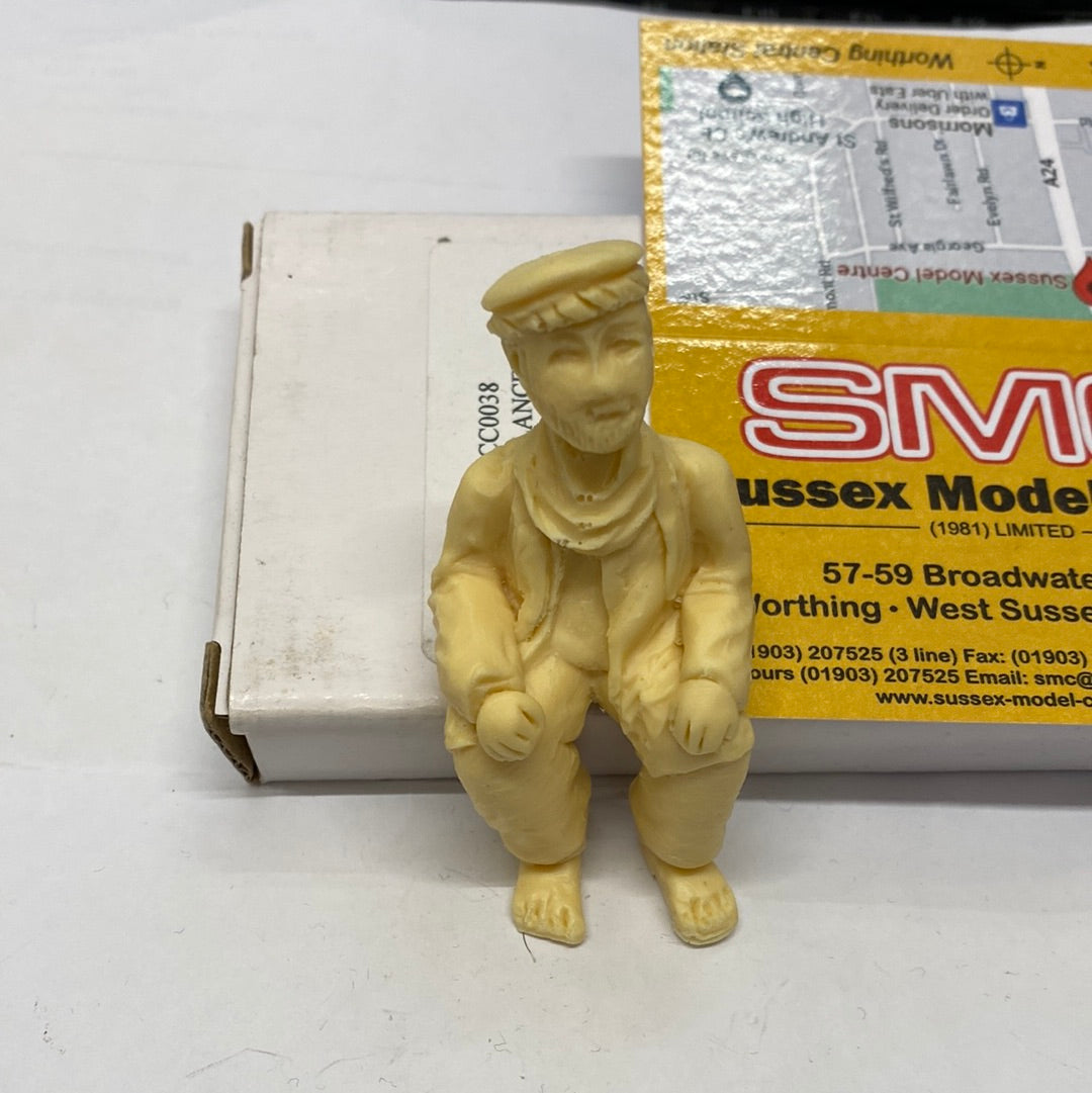 Scenic Accessories - Unpainted Resin Figure Sitting - (G-Scale/LGB)