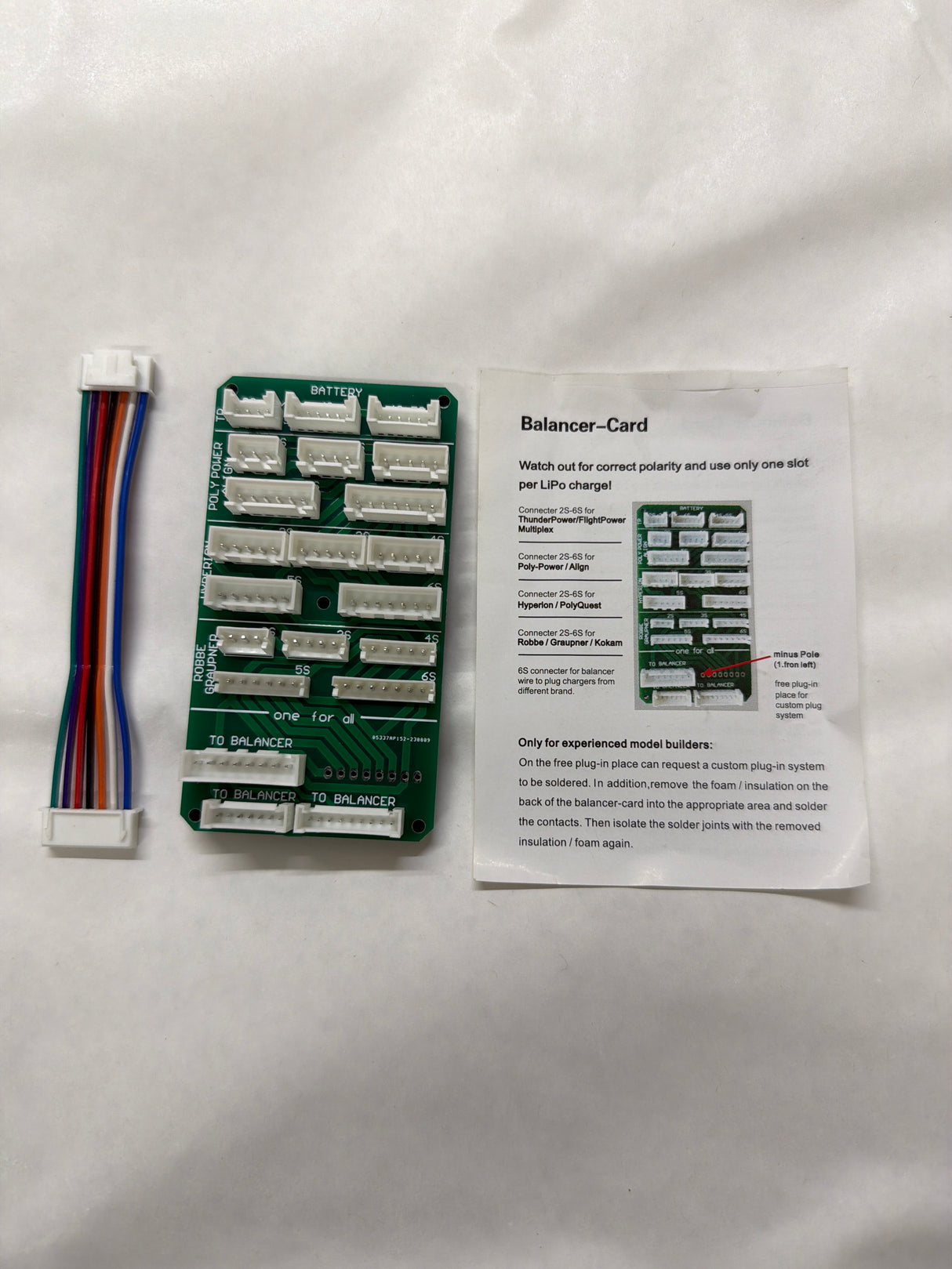 SMC Balance board for All Robbe - Graupner - JST-XG Thunder Power