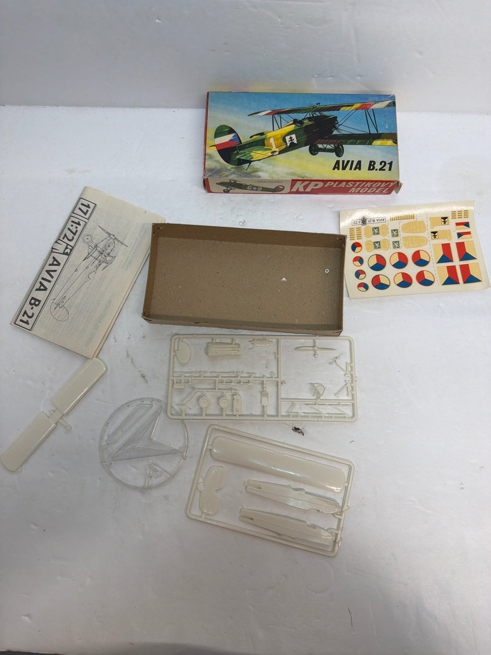 KP Avia B.21 1/72 (type to be confirmed) Vintage Plastic Aircraft Kits ...