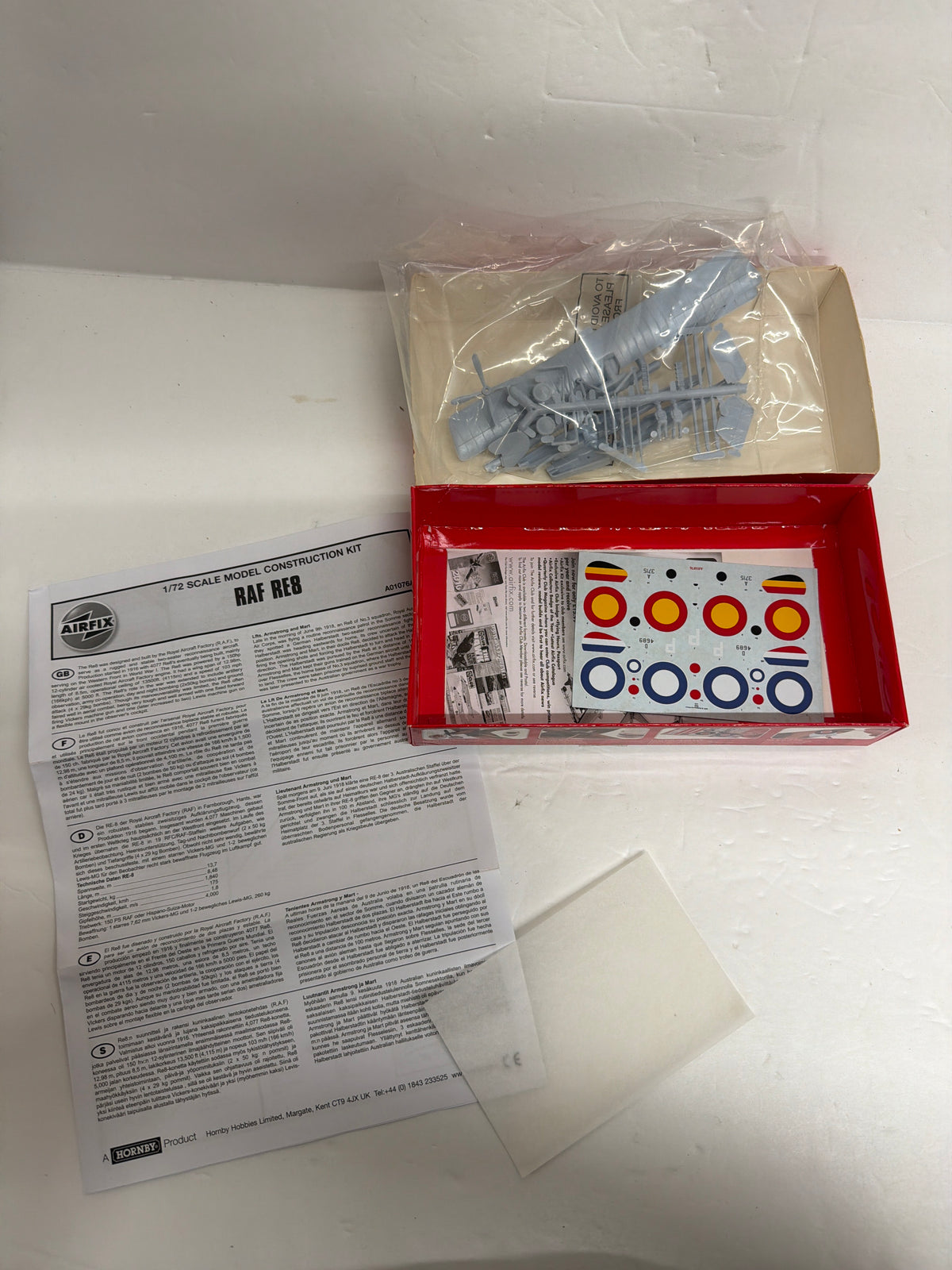 Airfix Plastic Model Kit Royal Aircraft Factory R.E.8 1/72