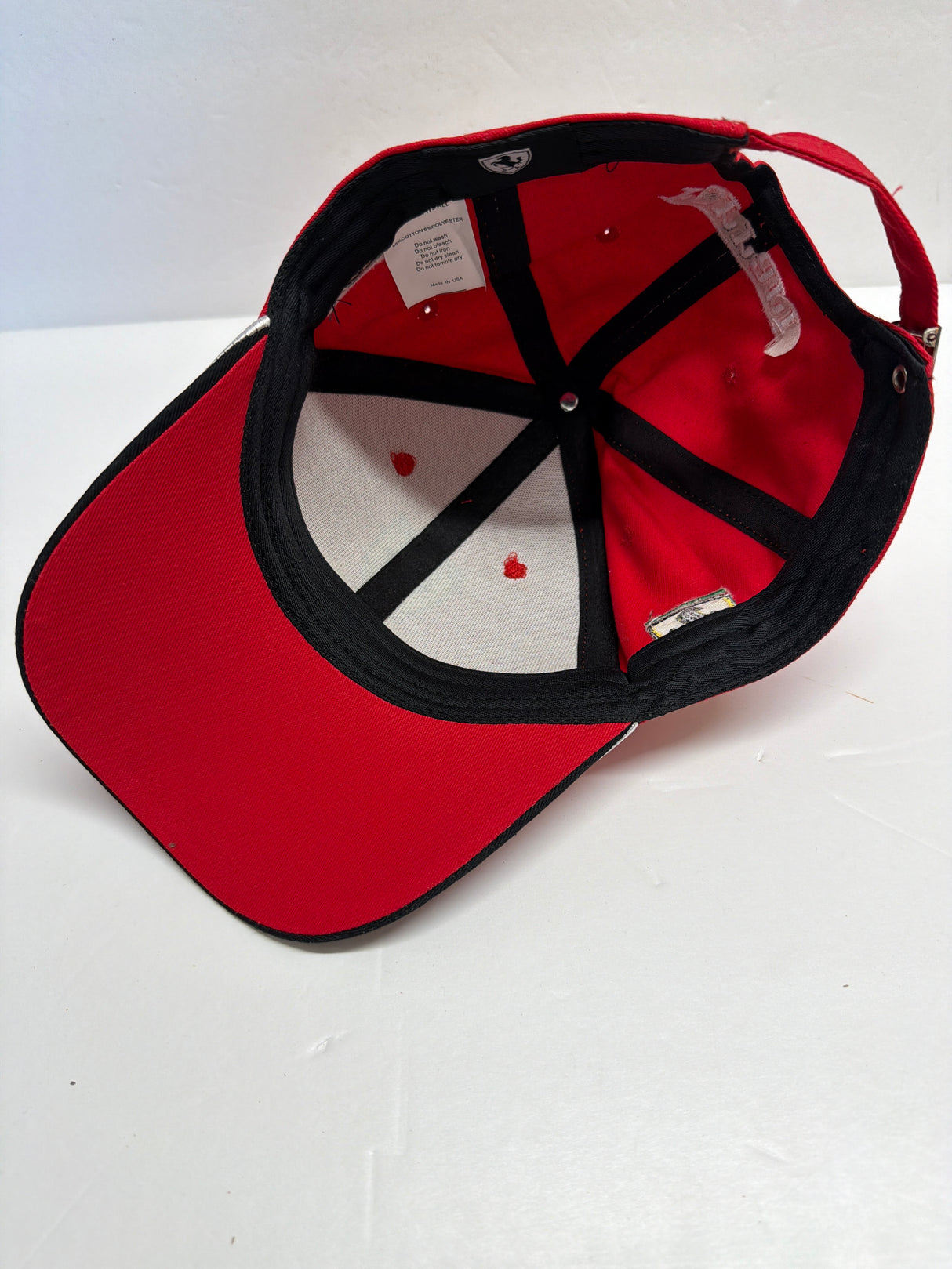 Ferrari Scuderia F1 Formula One Racing -Red- Adjustable Baseball Cap (second hand)