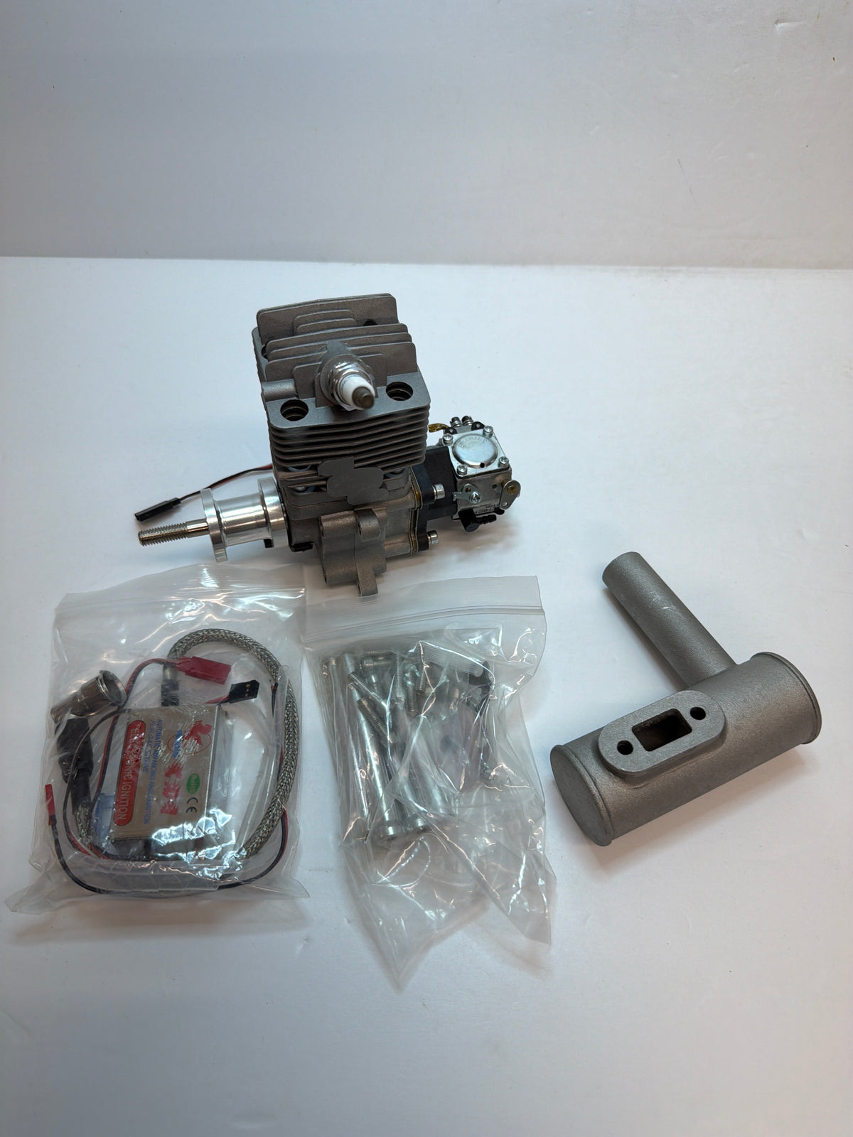 26cc Single Cylinder Side Exhaust 2-Stroke Petrol Engine new in box