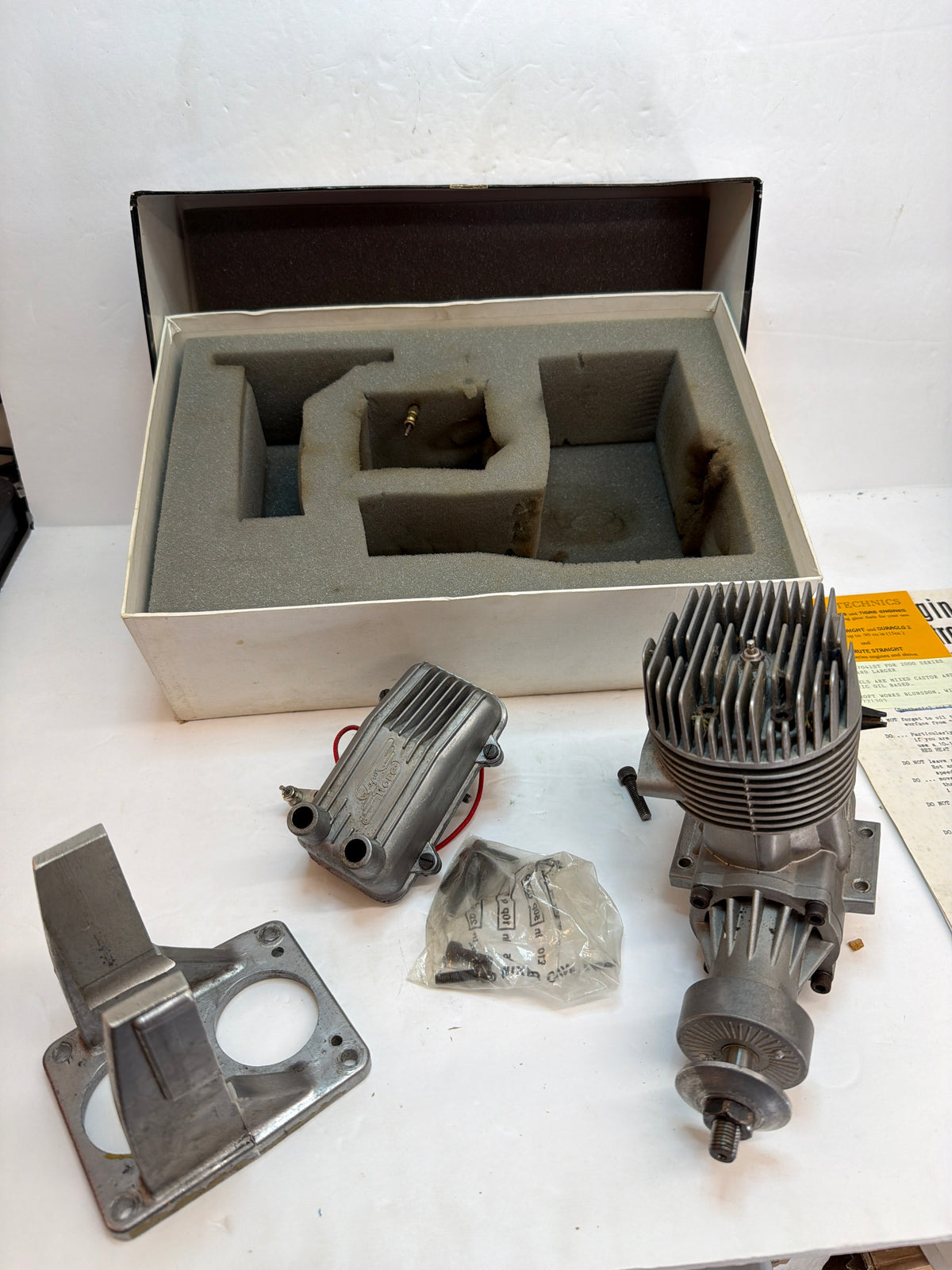 Super Tigre G4500 Engine - with Swing & Pitts Style Muffler and mount - Second Hand