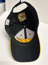 VALENTINO ROSSI VR 46 (in Yellow & orange)  Baseball Cap Black Team Logo the Doctor (second hand)