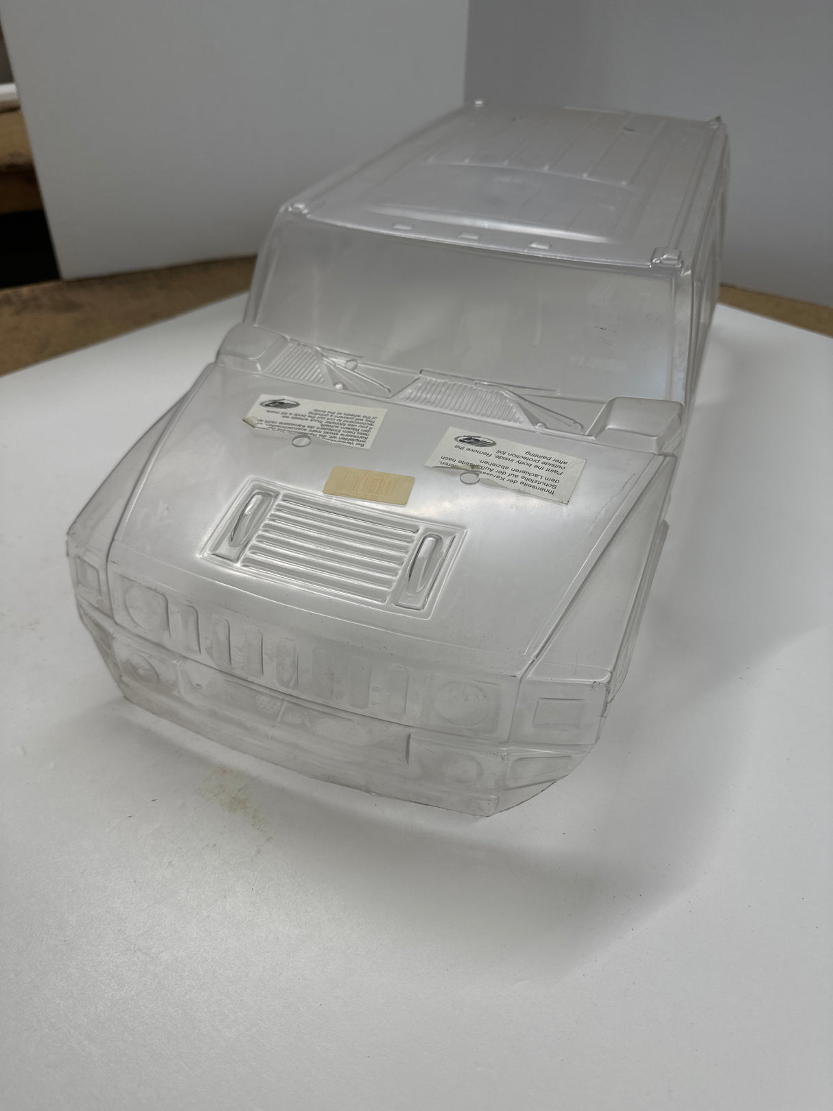 FG Modellsport Car Spares Body Hummer  2mm transparent 36150  (Storeroom)