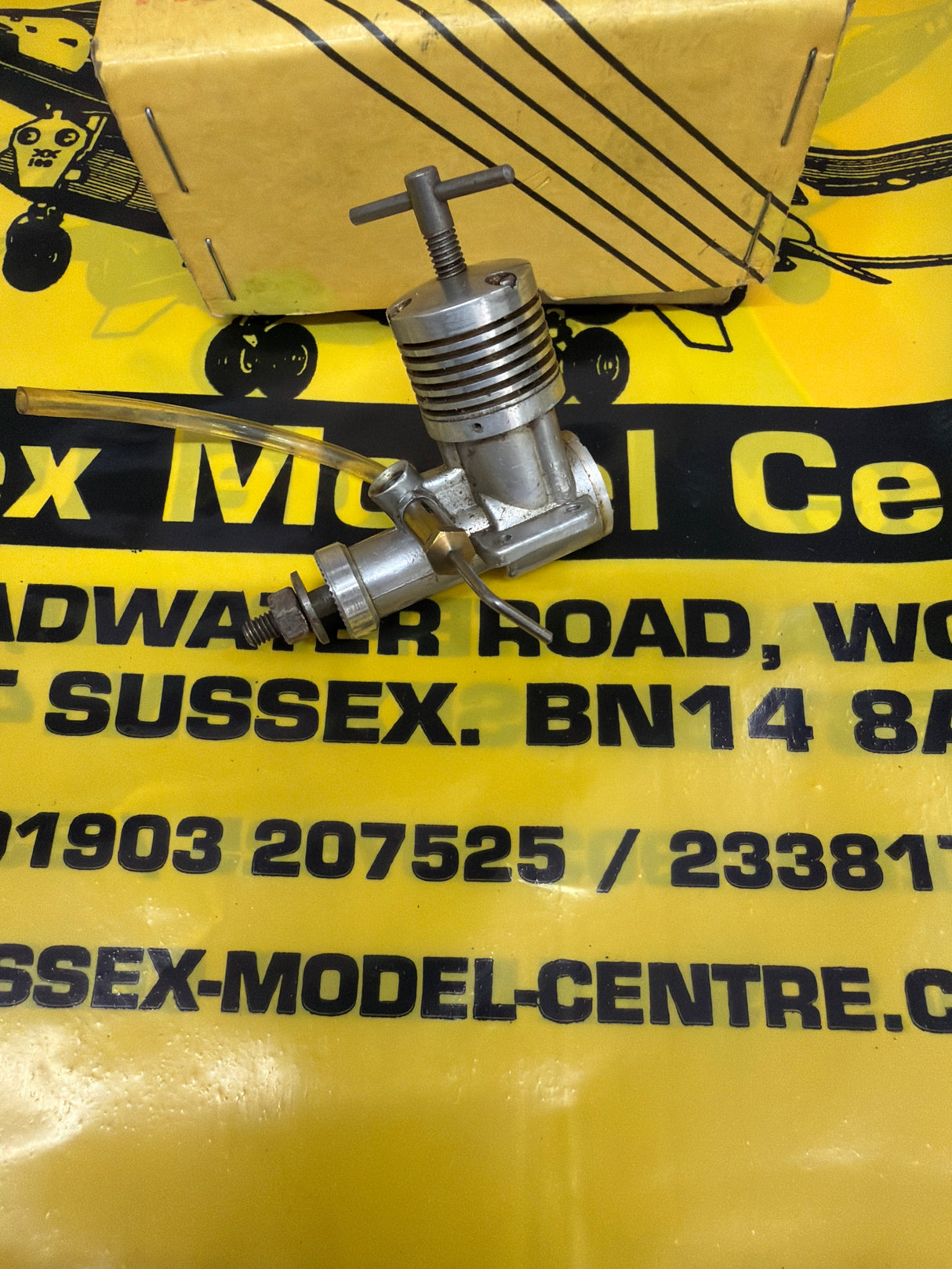 PAW 0.80 cc (0.049 cu in) single ball race engine Diesel Second Hand (Box 63)