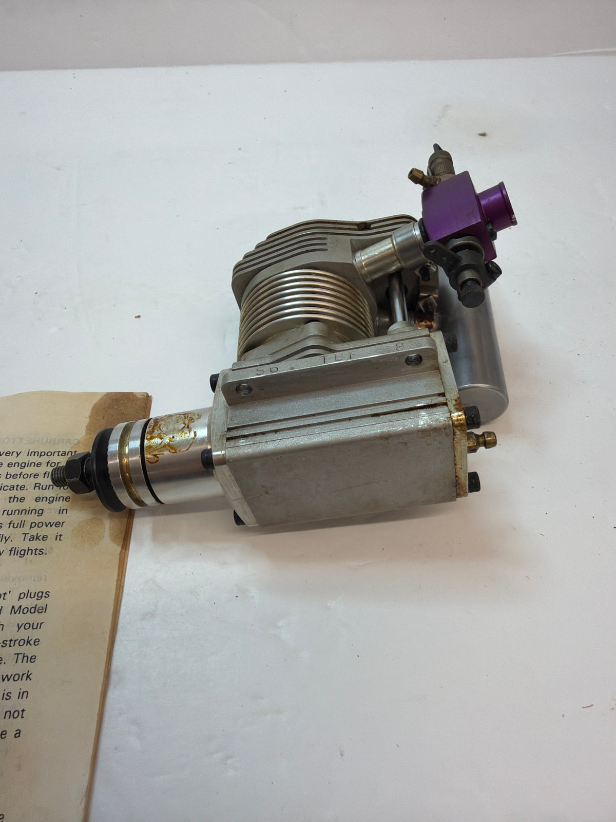 Second Hand engine Glow 4-stroke  Laser 70