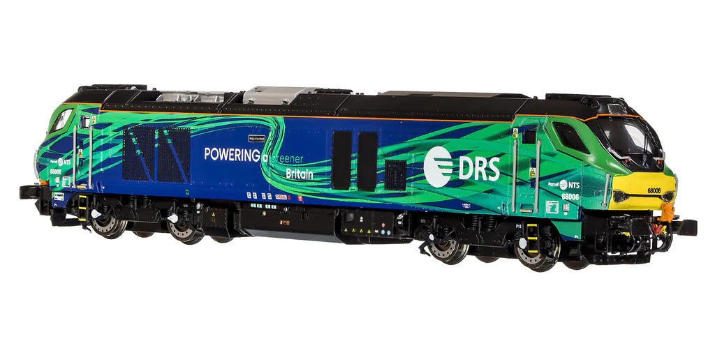 Class 68 Pride of the North 68006 New DRS Grn DCC& Snd Ft