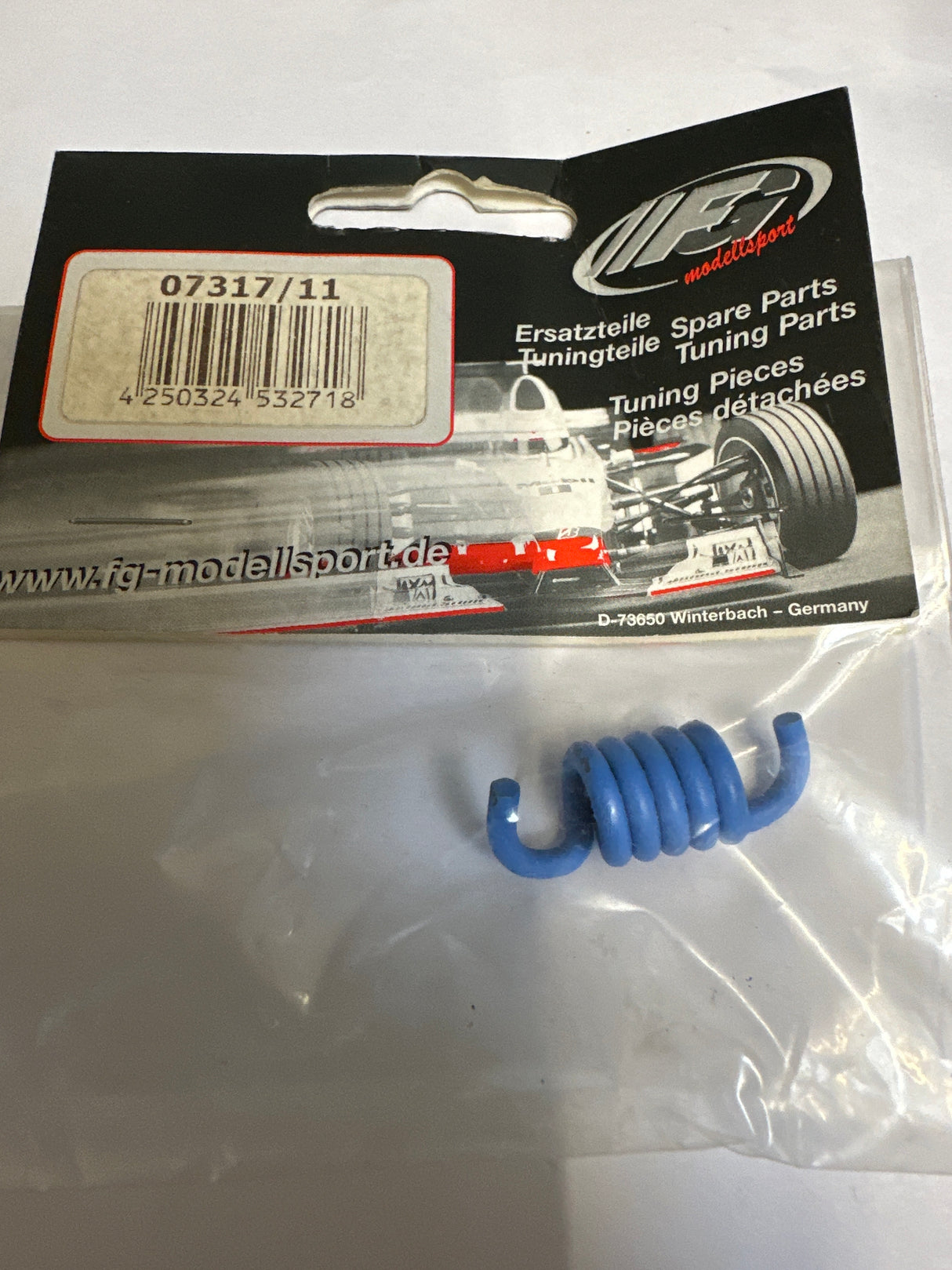 FG Modellsport Car Spares Clutch spring D2.7 (1p) 07317/11 (Box 38)