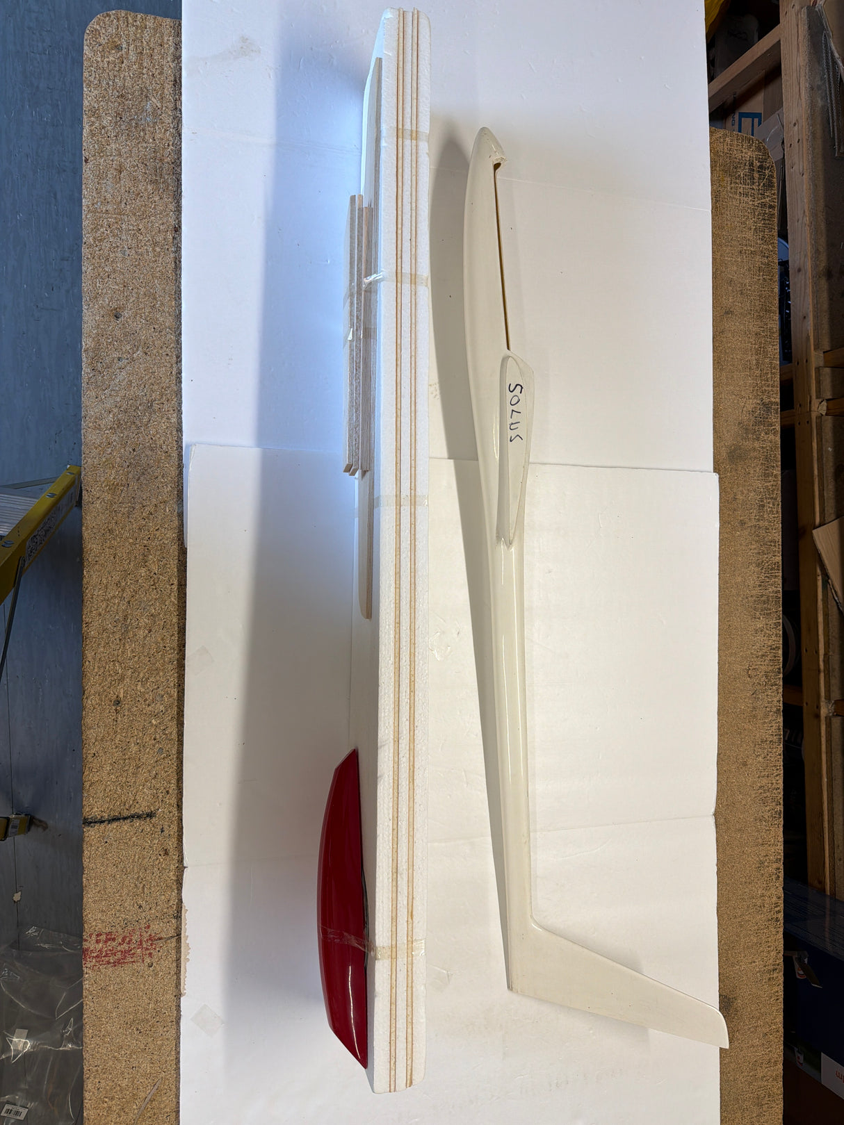Solus Glider kit glass fuss Foam wings