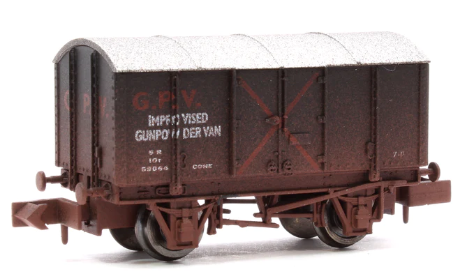 Dapol N Gauge Gunpowder Van N E 71425 Weathered 2F-013-086