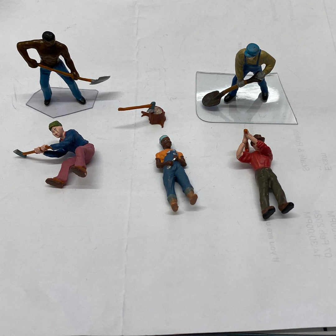 Scenic Accessories - Pack of 5 Assorted Workman Figures